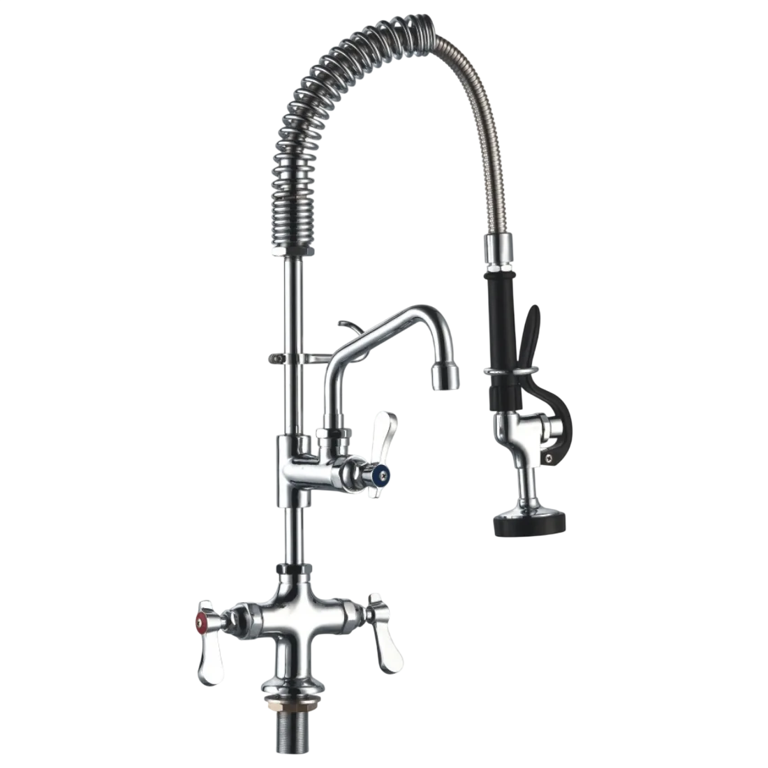 Sunmixer T98001MN-2 Pre Rinse Unit with Add-On Faucet & 152mm Swing Nozzle commercial kitchen equipment