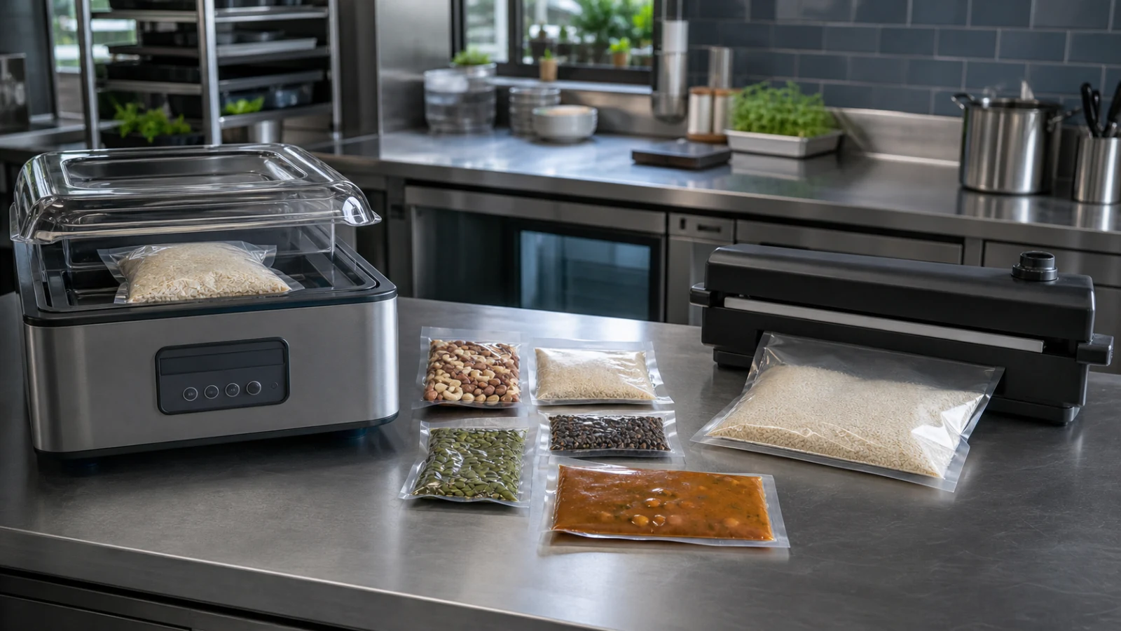 Choose a Commercial Vacuum Sealer by Food, Bag Type and Batch Demand