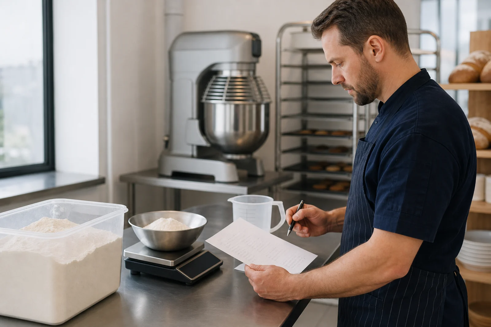 Size Your Commercial Mixer by Recipe Weight, Not Bowl Litres
