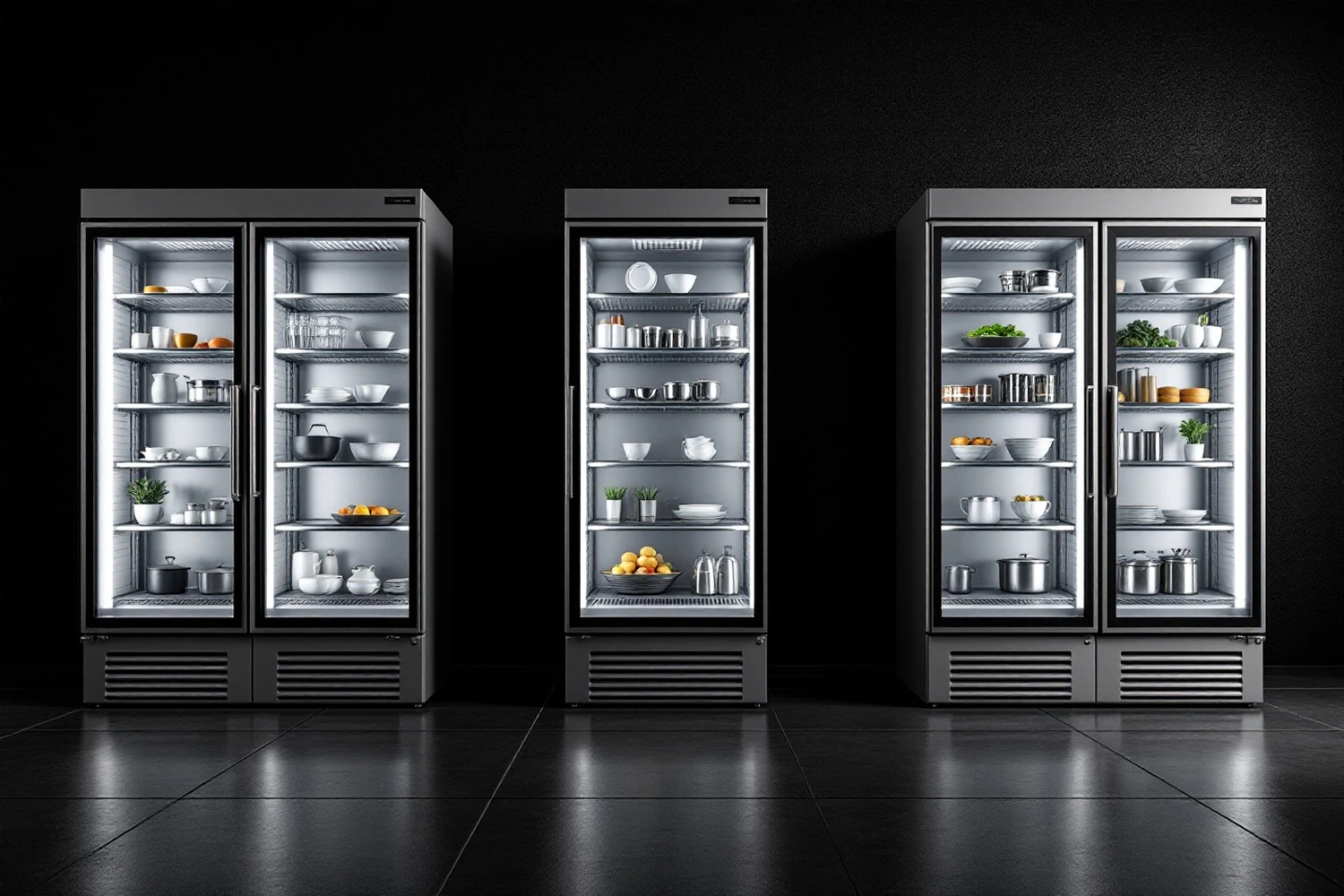 open display fridges category