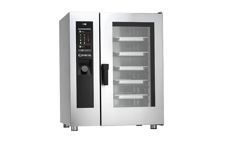 Giorik SEHE101WT.L.RO.H Combi Oven – 10 x 1/1 GN - Electric – Left Hand Hinge Door